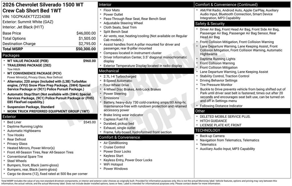 2026 Chevrolet Silverado 1500 Work Truck - Photo 24