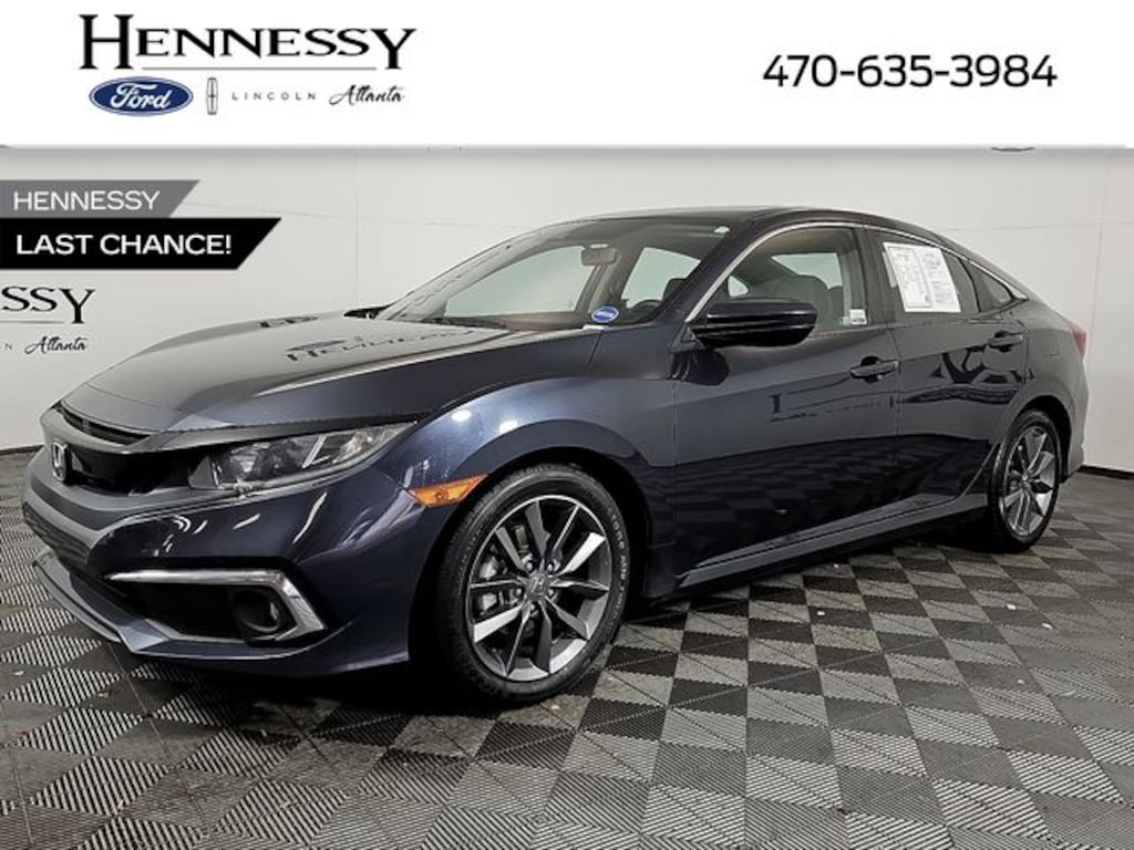Used 2019 Honda Civic EX-L Sedan