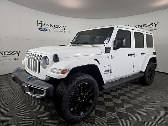 Used 2022 Jeep Wrangler Unlimited Sahara 4XE with VIN 1C4JJXP67NW249419 for sale in Atlanta, GA