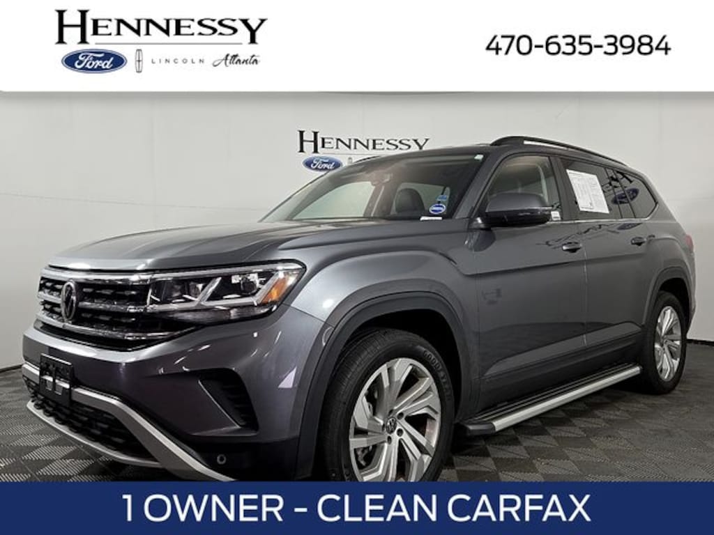 Used 2021 Volkswagen Atlas 3.6 V6 SE w/ Technology SUV