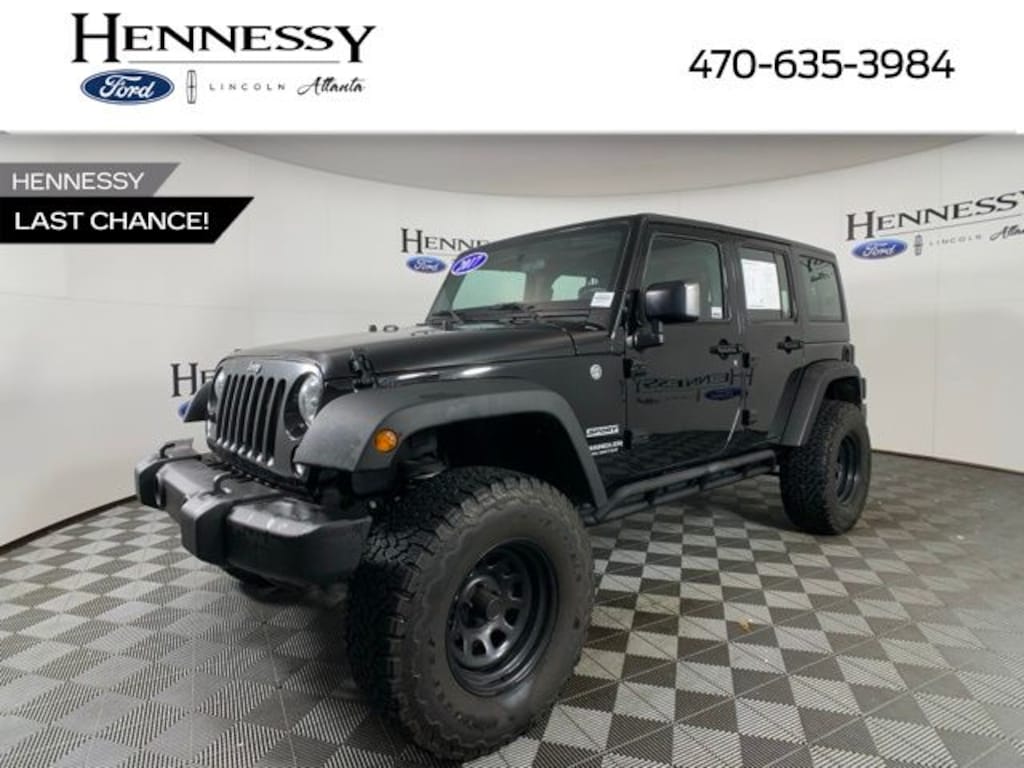 Used 2017 Jeep Wrangler Unlimited Sport 4WD SUV