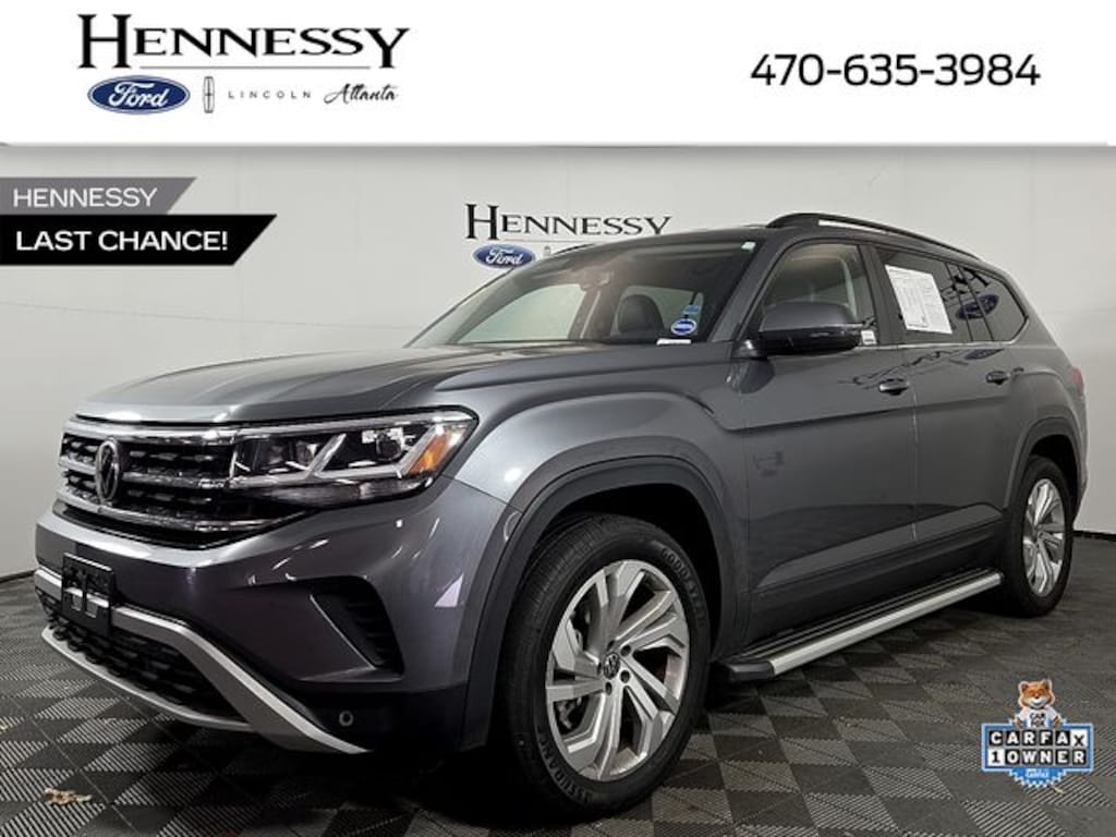 Used 2021 Volkswagen Atlas 3.6L V6 SE w/Technology SUV