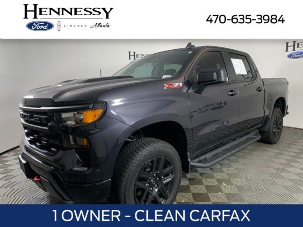 Used 2024 Chevrolet Silverado 1500 Custom Trail Boss Truck Crew Cab