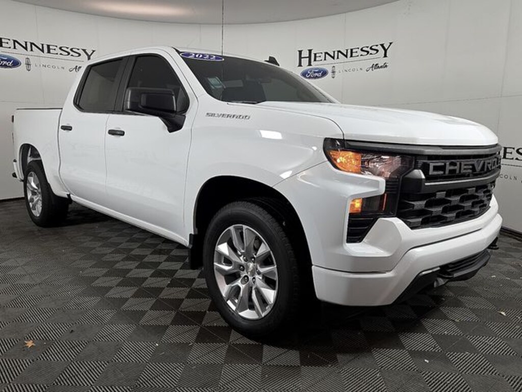 Used 2022 Chevrolet Silverado 1500 Custom Truck Crew Cab