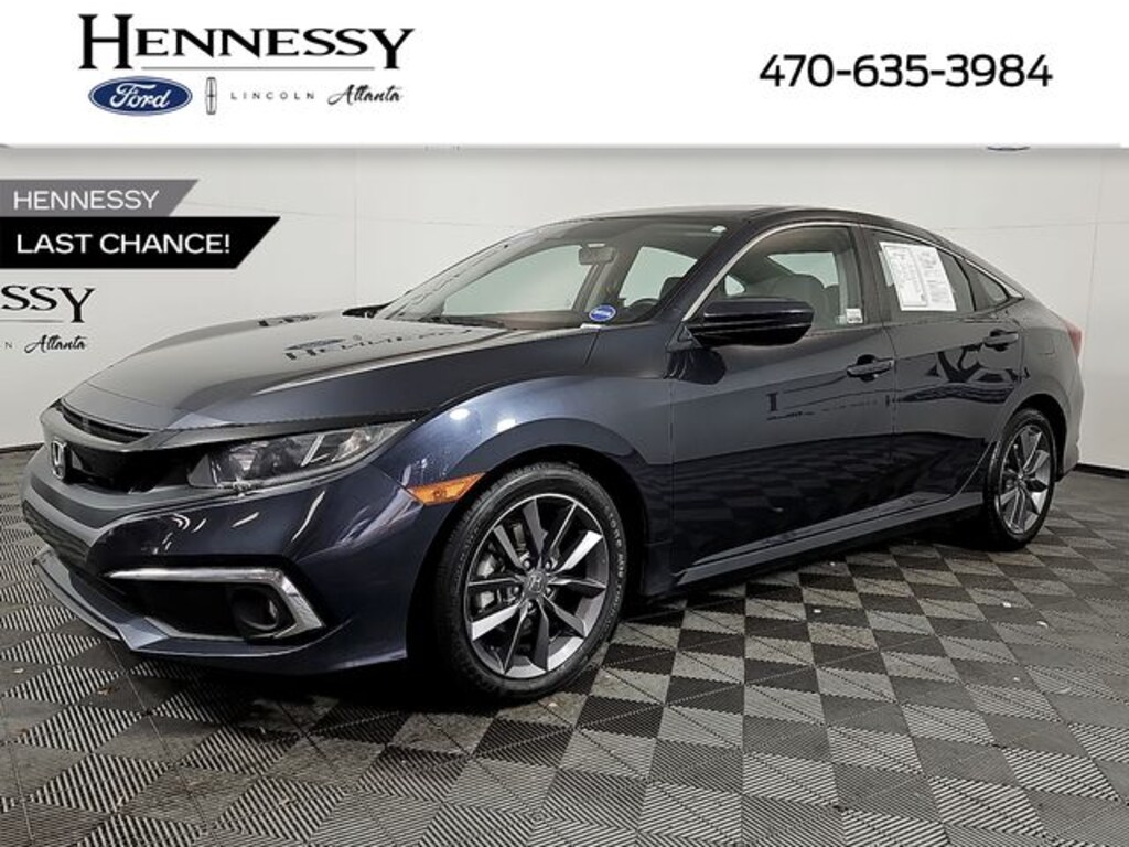 Used 2019 Honda Civic EX-L Sedan