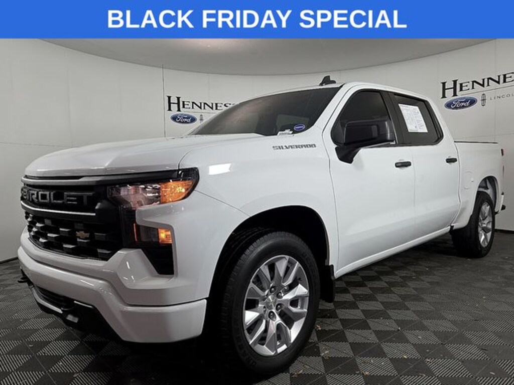 Used 2022 Chevrolet Silverado 1500 Custom Truck Crew Cab