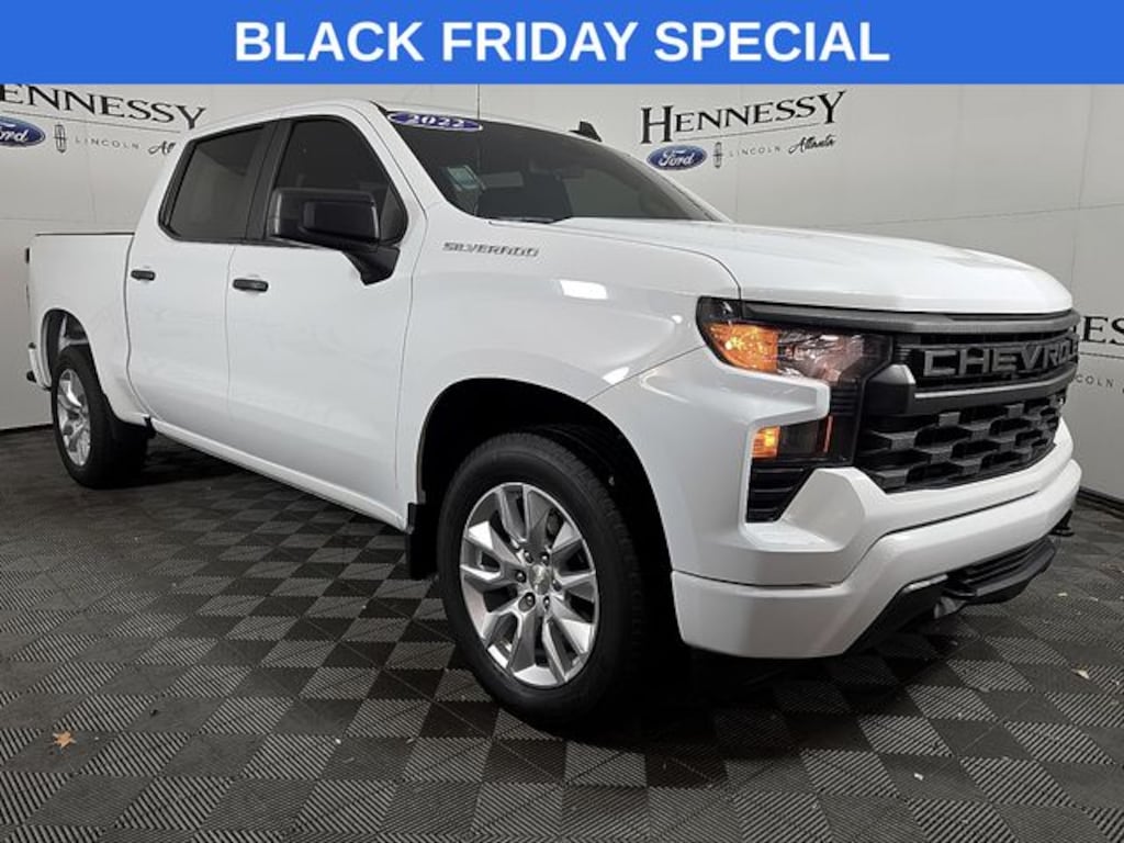 Used 2022 Chevrolet Silverado 1500 Custom Truck Crew Cab