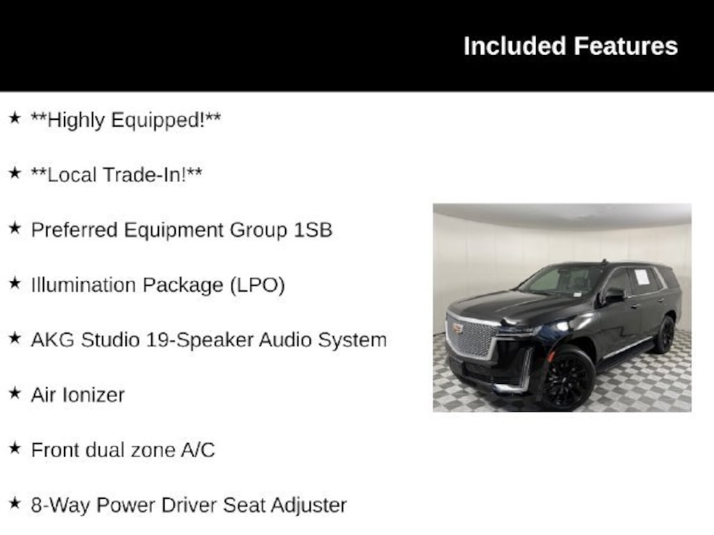 Used 2021 CADILLAC Escalade Premium Luxury SUV