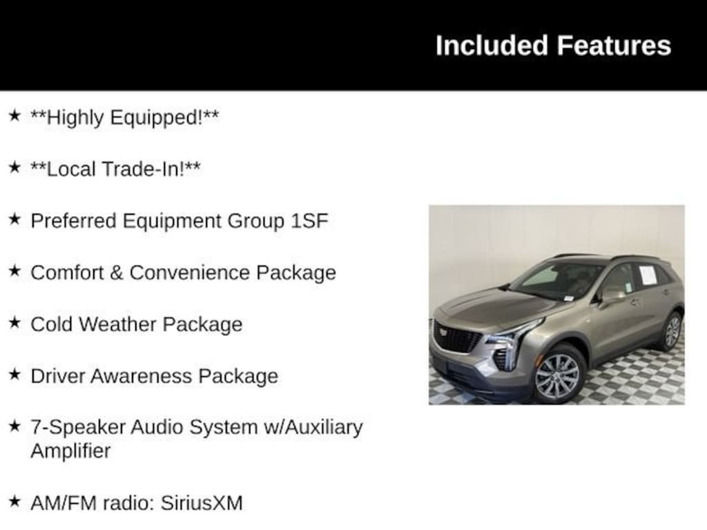 Used 2020 CADILLAC XT4 FWD Sport SUV