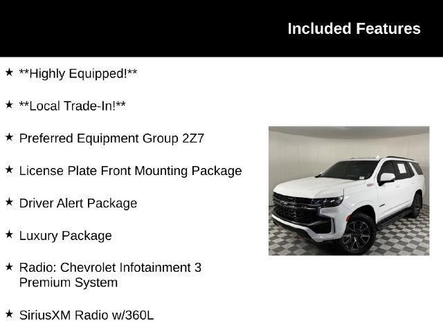 Used 2022 Chevrolet Tahoe Z71 SUV