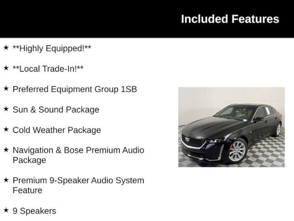 Used 2021 CADILLAC CT5 Luxury Car