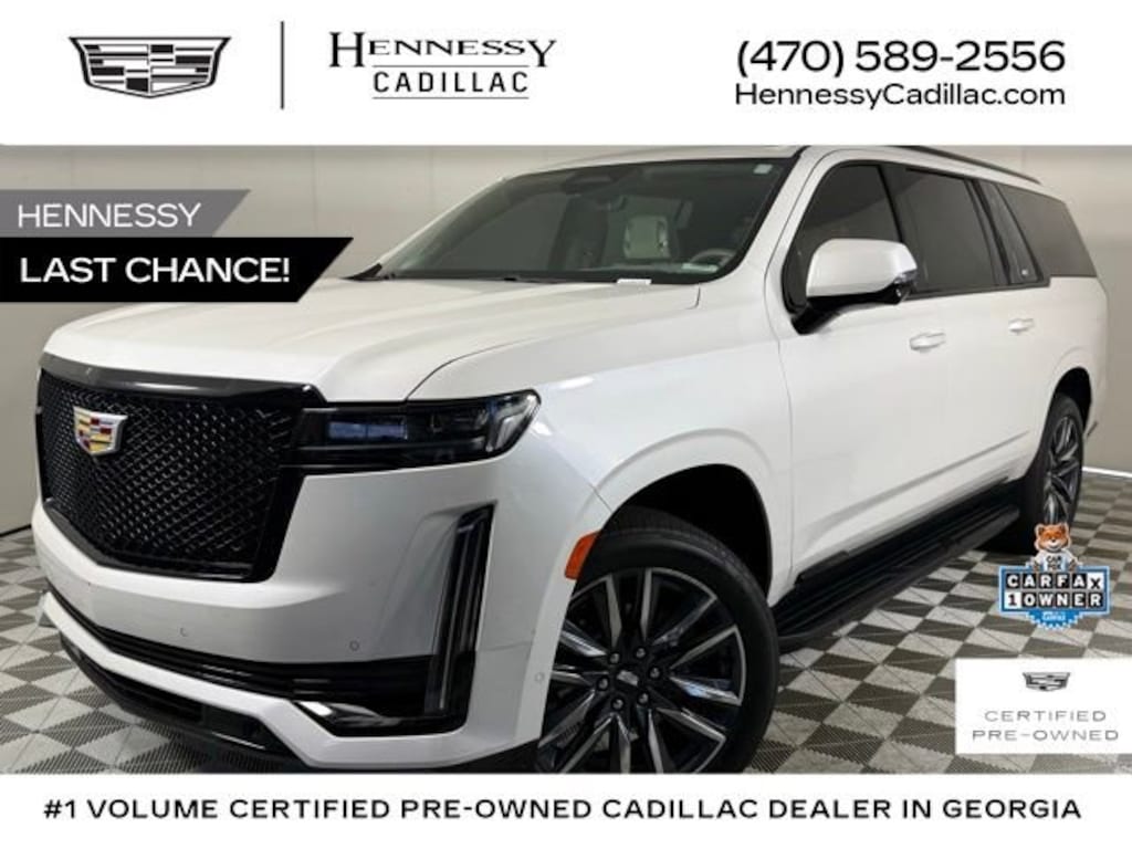 Certified 2021 CADILLAC Escalade ESV Sport Platinum SUV