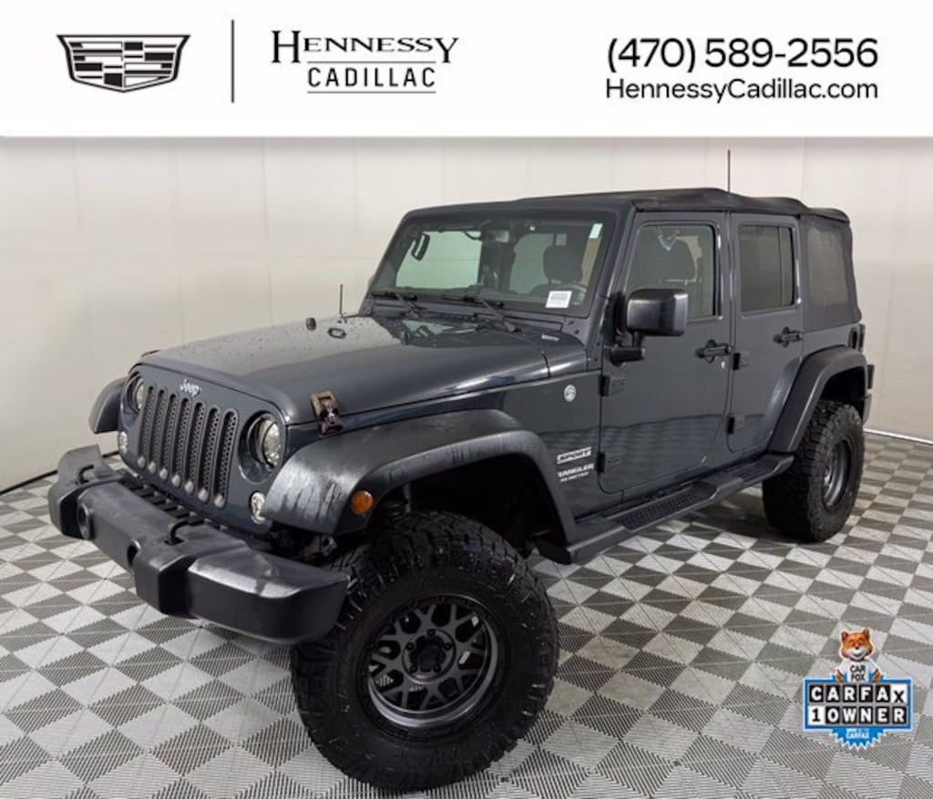 Used 2017 Jeep Wrangler Unlimited Sport 4x4 SUV