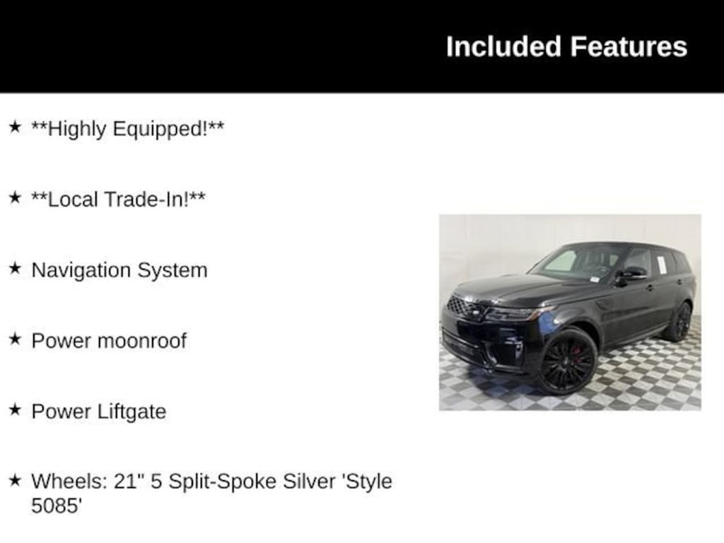 Used 2020 Land Rover Range Rover Sport HSE Dynamic SUV