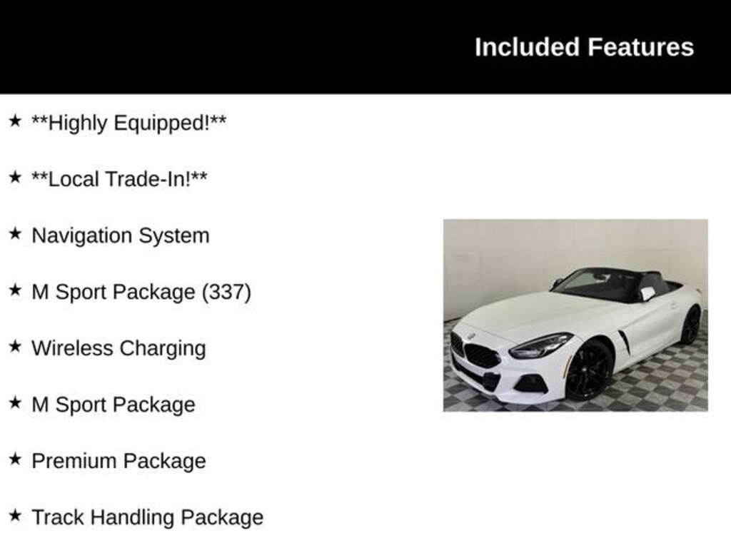 Used 2019 BMW Z4 sDrive30i Convertible