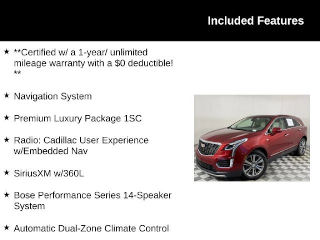 Used 2023 CADILLAC XT5 FWD Premium Luxury SUV