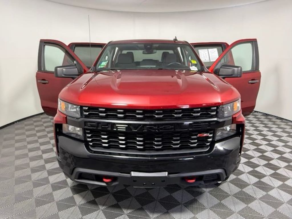 Used 2021 Chevrolet Silverado 1500 Custom Trail Boss Truck Crew Cab
