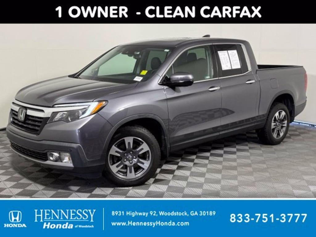 Used 2019 Honda Ridgeline RTL-E AWD Truck Crew Cab