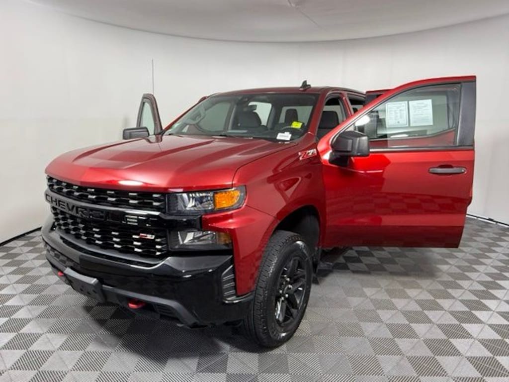 Used 2021 Chevrolet Silverado 1500 Custom Trail Boss Truck Crew Cab