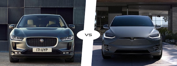 2019 Jaguar I Pace Vs Tesla Model X Compare Reviews Safety