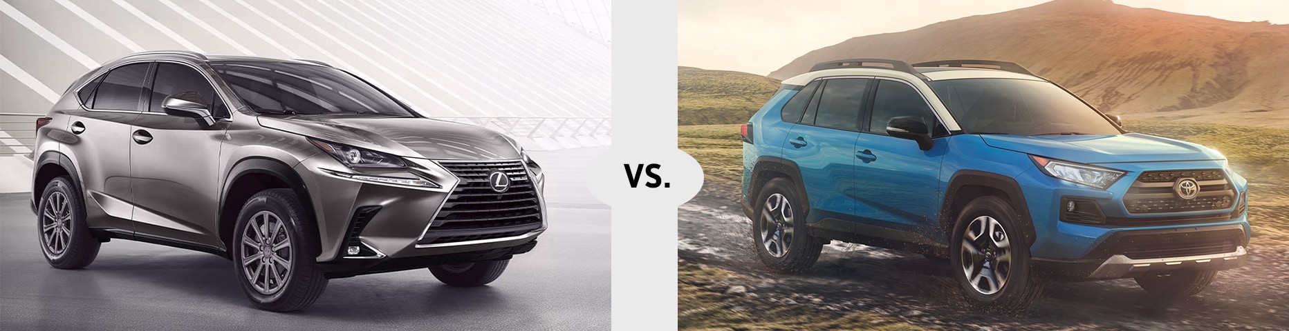 Compare Lexus NX 300 vs. Toyota RAV4 | Hennessy Lexus of ...