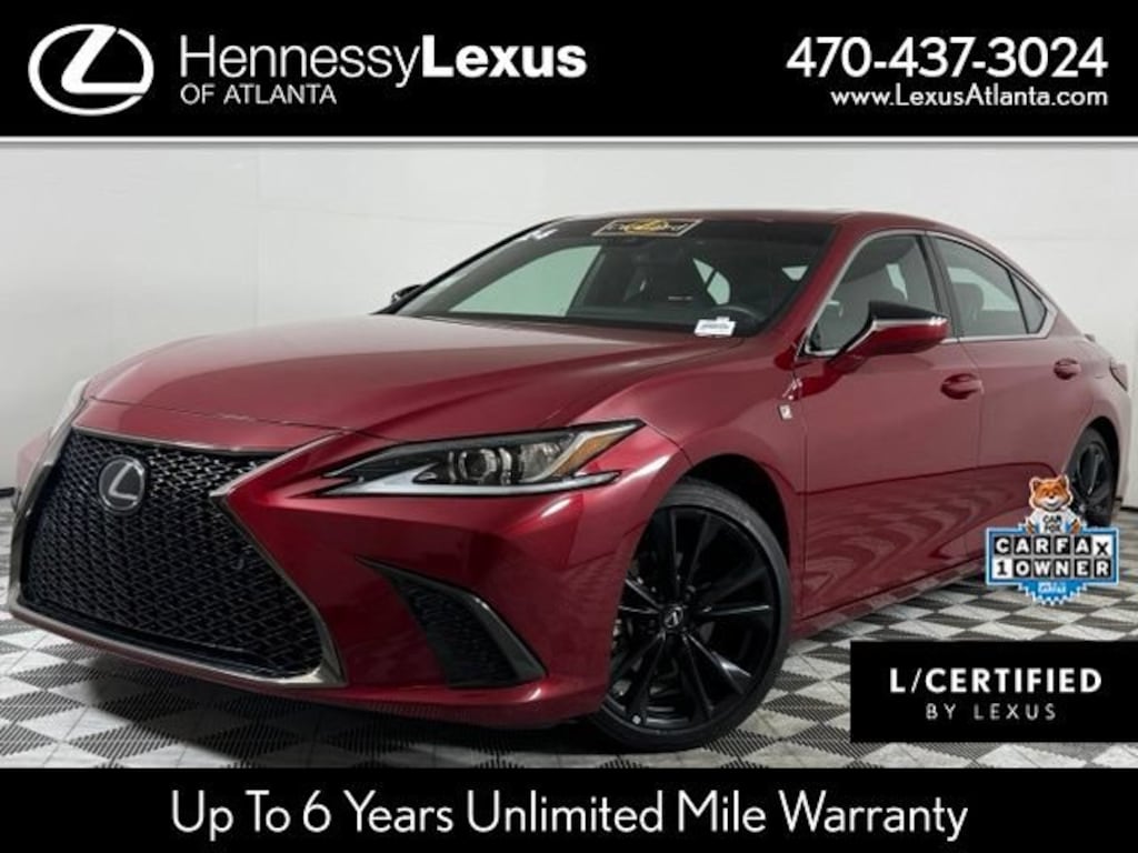 Certified 2024 Lexus ES 350 F SPORT Handling Sedan