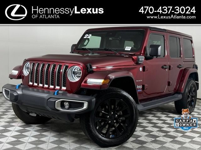 Used 2022 Jeep Wrangler Unlimited 4xe Sahara SUV