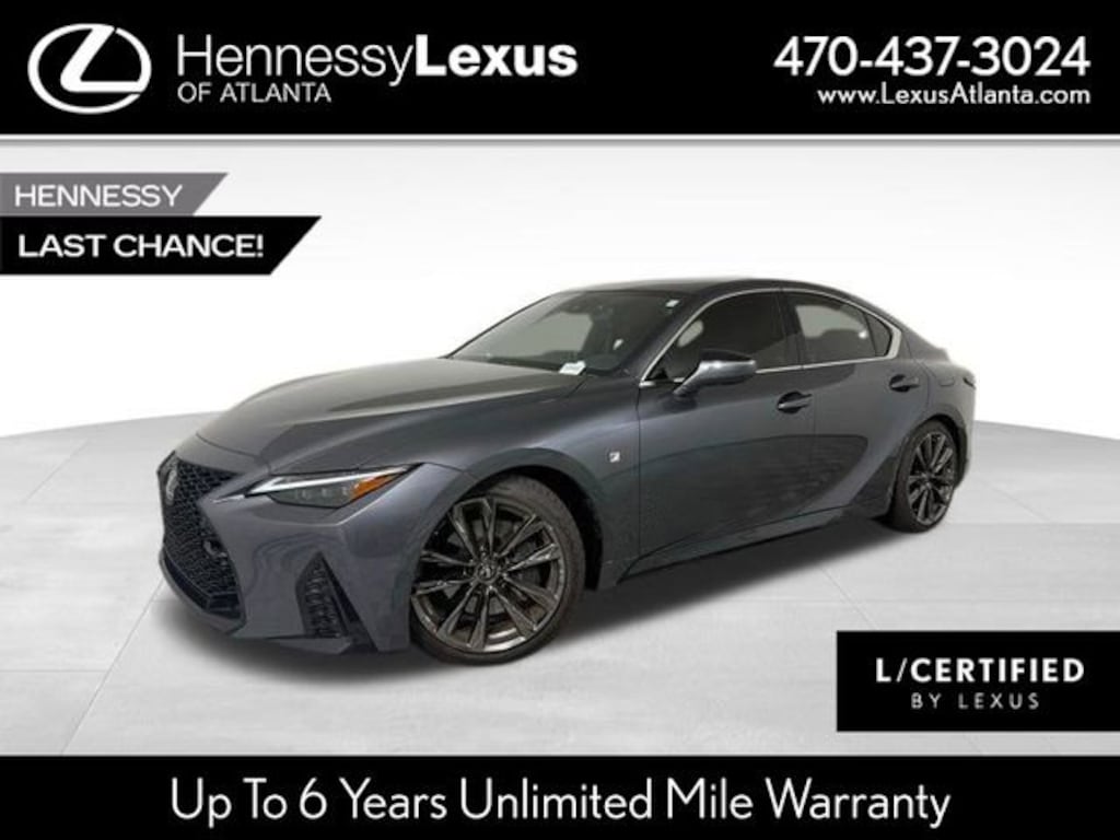 Certified 2023 Lexus IS 350 F SPORT Sedan