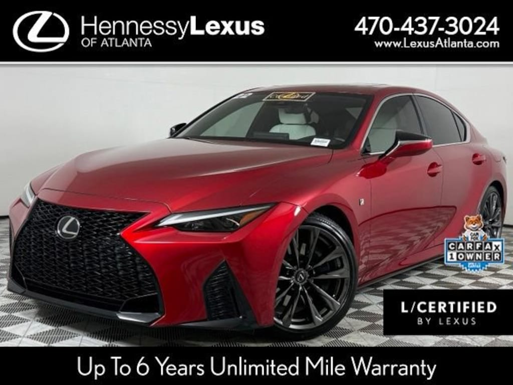 Certified 2022 Lexus IS 350 F SPORT Sedan