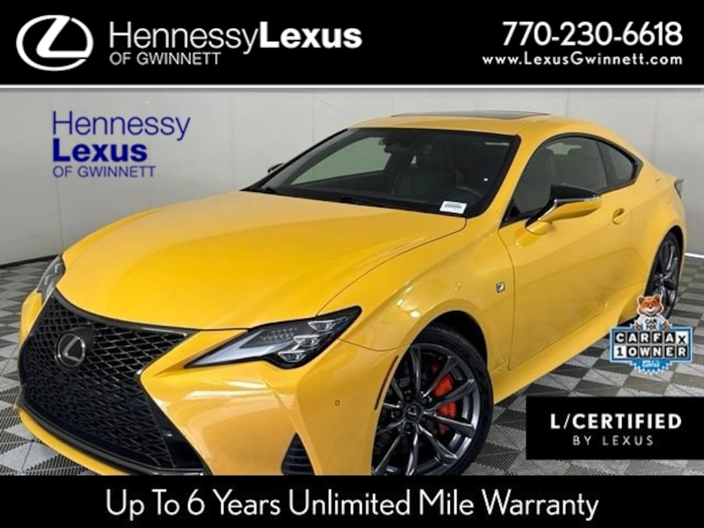 Certified 2022 Lexus RC 350 F SPORT Coupe