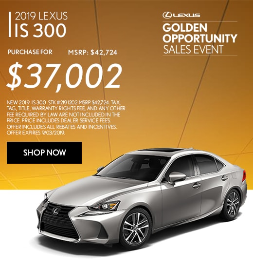 Lexus Golden Opportunity Sales Event 2019 In Duluth Georgia