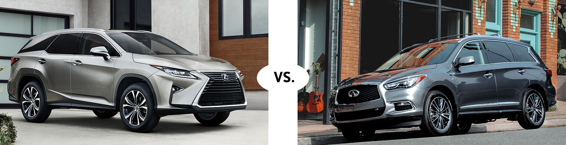 2019 LEXUS RX 350 VS. 2019 INFINITI QX60