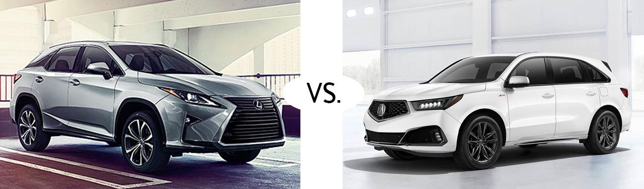 lexus rx vs acura mdx