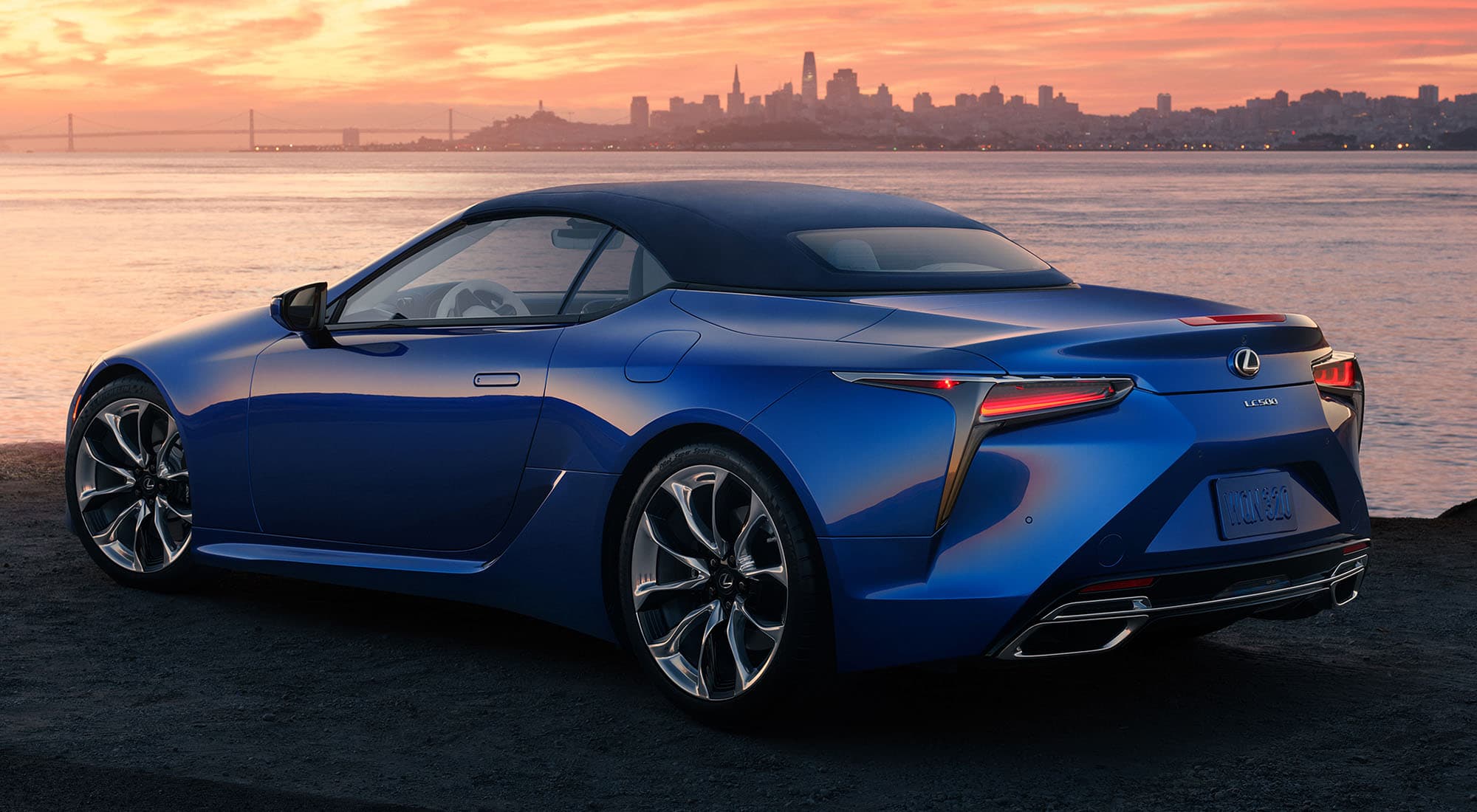 2020 Lexus LC 500 Convertible Rear