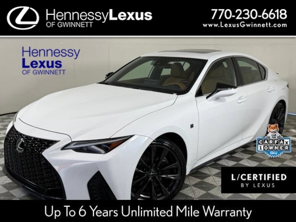 Certified 2025 Lexus IS 350 F SPORT Design Sedan