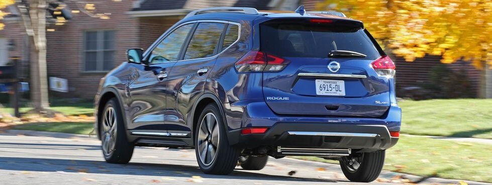 Blue 2017 Nissan Rogue