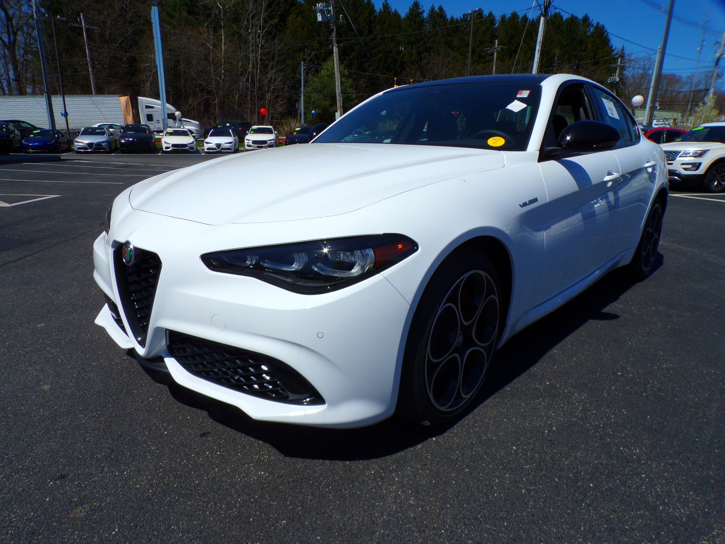 Used 2024 Alfa Romeo Giulia Ti with VIN ZARFANBN0R7681186 for sale in Millbury, MA