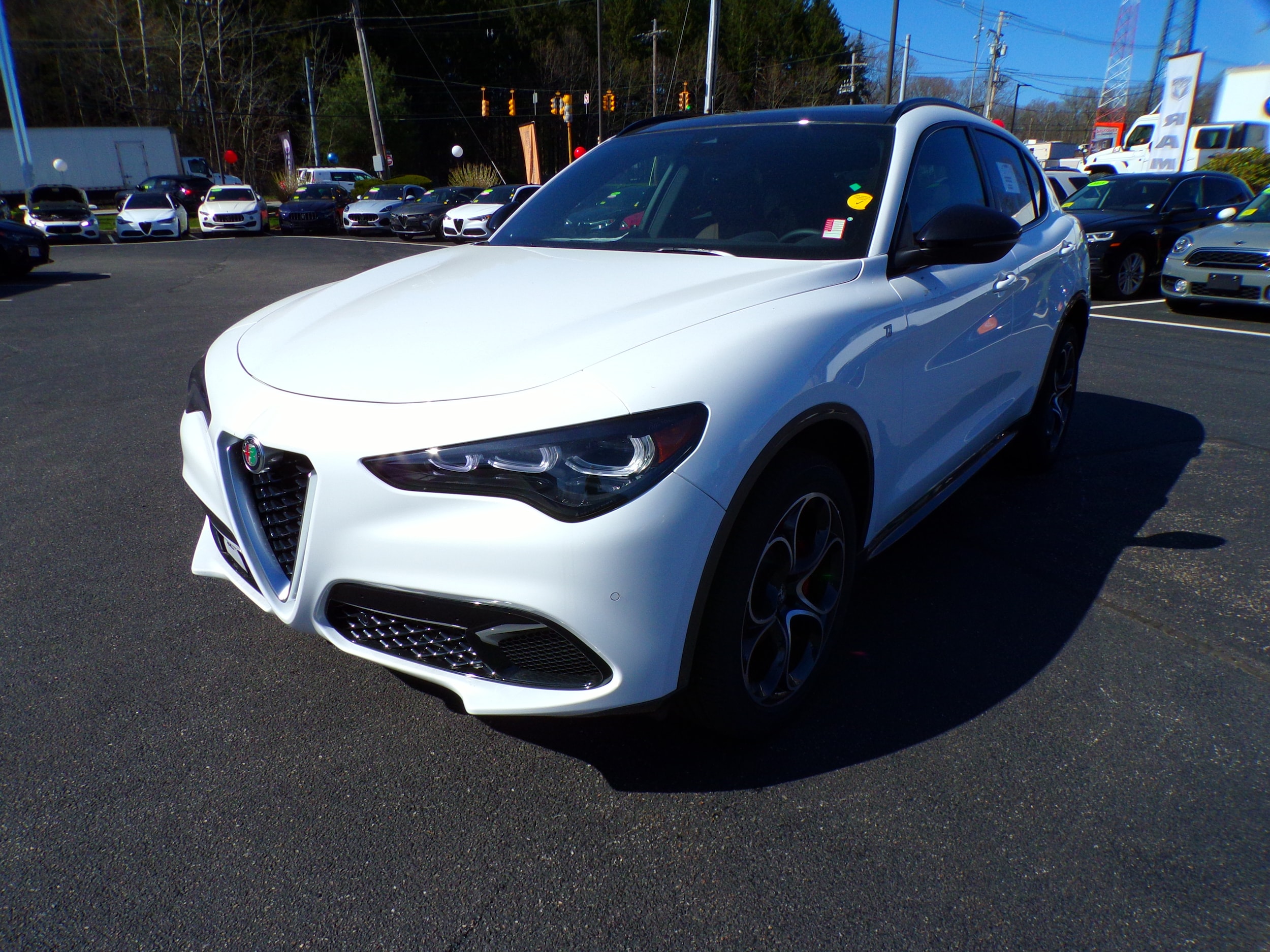 Used 2024 Alfa Romeo Stelvio Ti with VIN ZASPAKBN5R7D78859 for sale in Danvers, MA