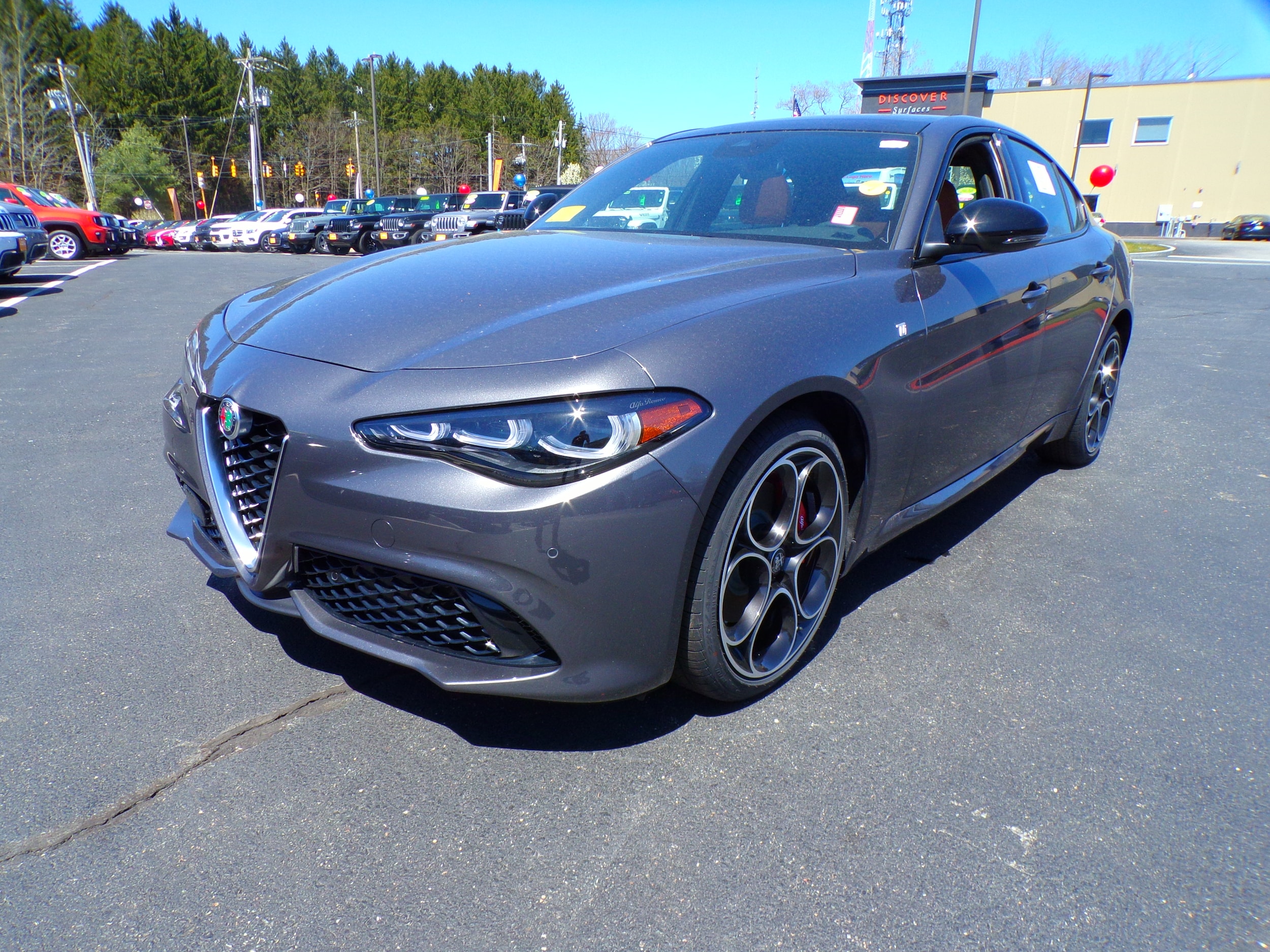 Used 2024 Alfa Romeo Giulia Ti with VIN ZARFANBN3R7679724 for sale in Millbury, MA