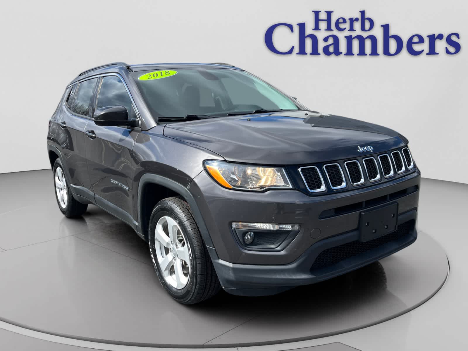 Gray (Granite Crystal Metallic Clearcoat) 2018 Jeep Compass Latitude FWD SUV / Crossover Front-Wheel Drive Automatic