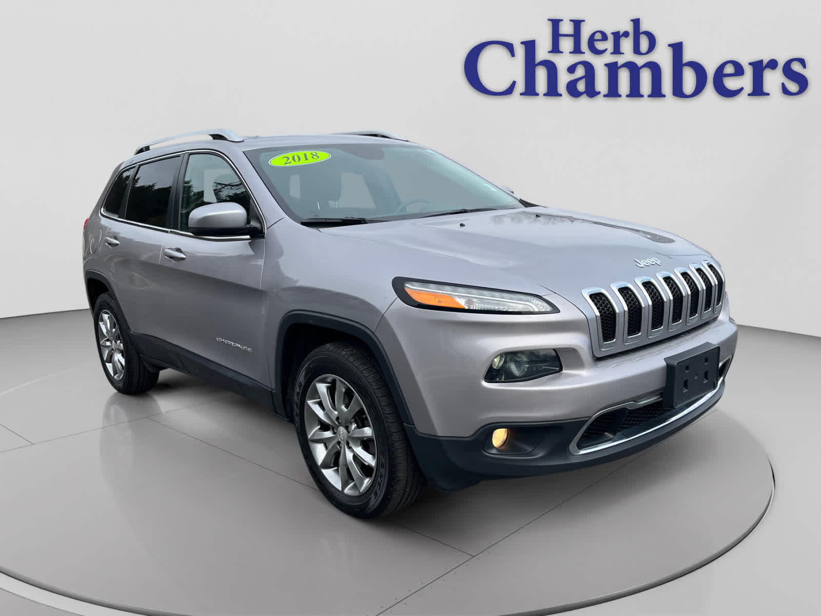 Billet Silver Metallic Clearcoat 2018 Jeep Cherokee Limited 4WD SUV / Crossover Four-Wheel Drive Automatic