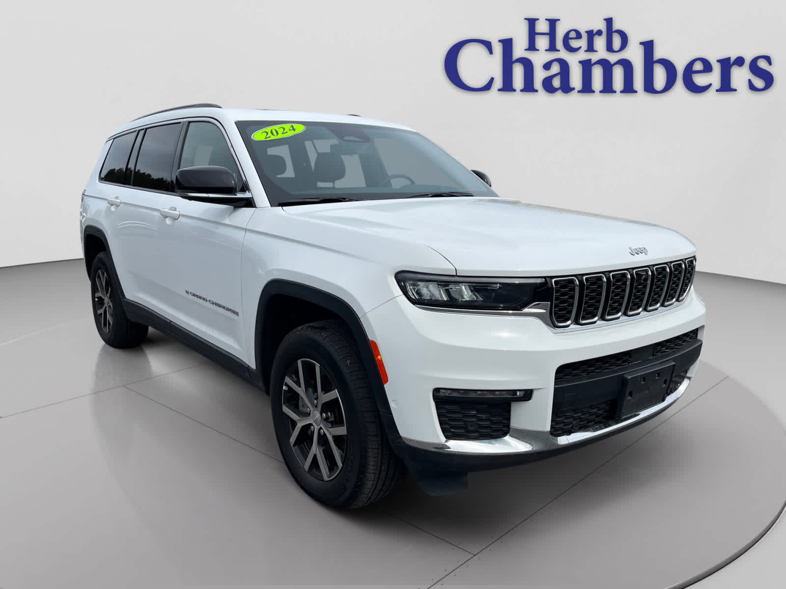 Bright White Clearcoat 2024 Jeep Grand Cherokee L Limited 4WD SUV / Crossover Four-Wheel Drive Automatic