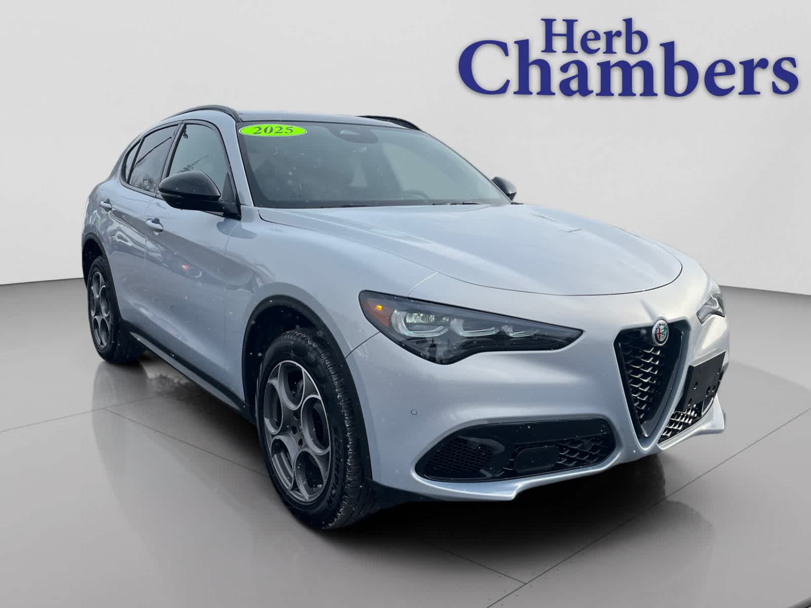 Moonlight Gray Metallic 2025 Alfa Romeo Stelvio AWD SUV / Crossover All-Wheel Drive Automatic