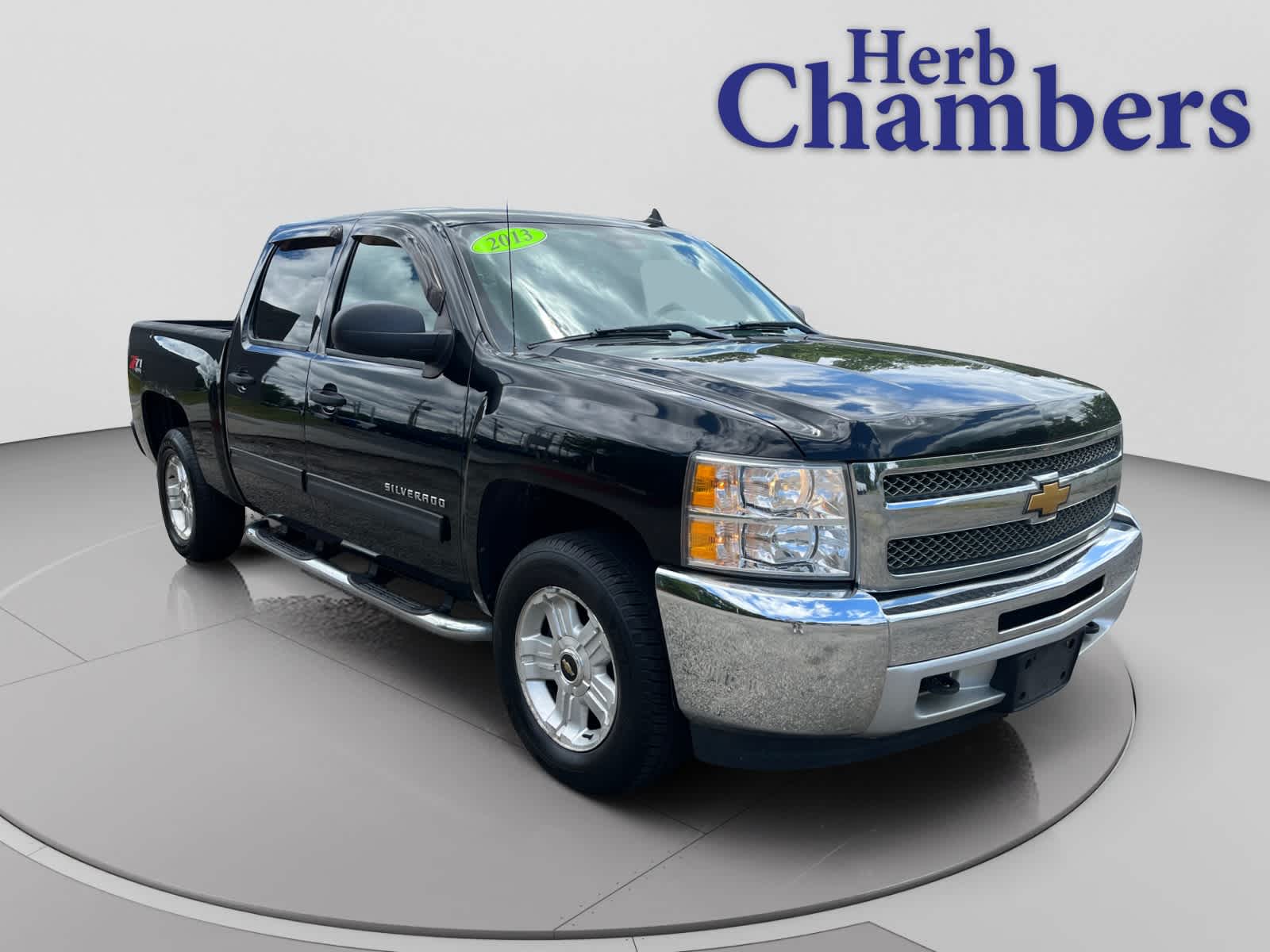 Black 2013 Chevrolet Silverado 1500 Pickup Truck Four-Wheel Drive Automatic