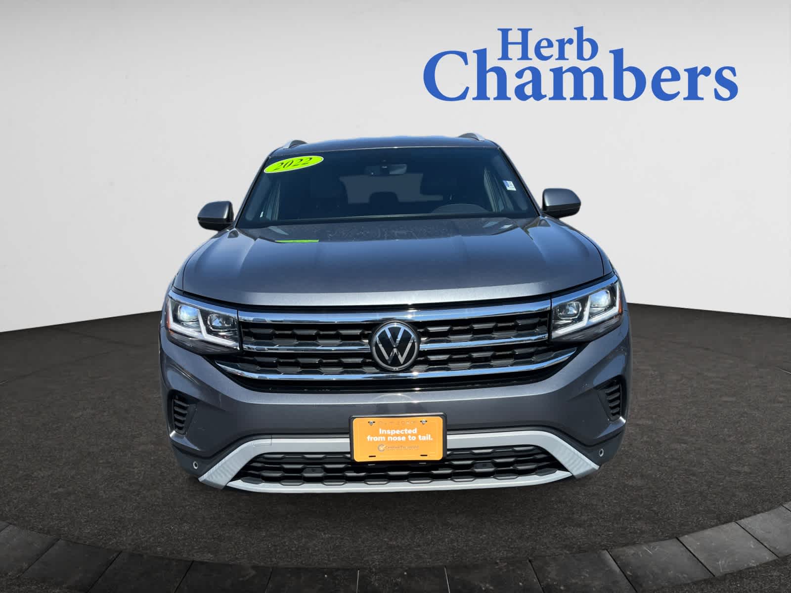 Certified 2022 Volkswagen Atlas Cross Sport SE w/Tech with VIN 1V2HE2CA2NC220085 for sale in Millbury, MA