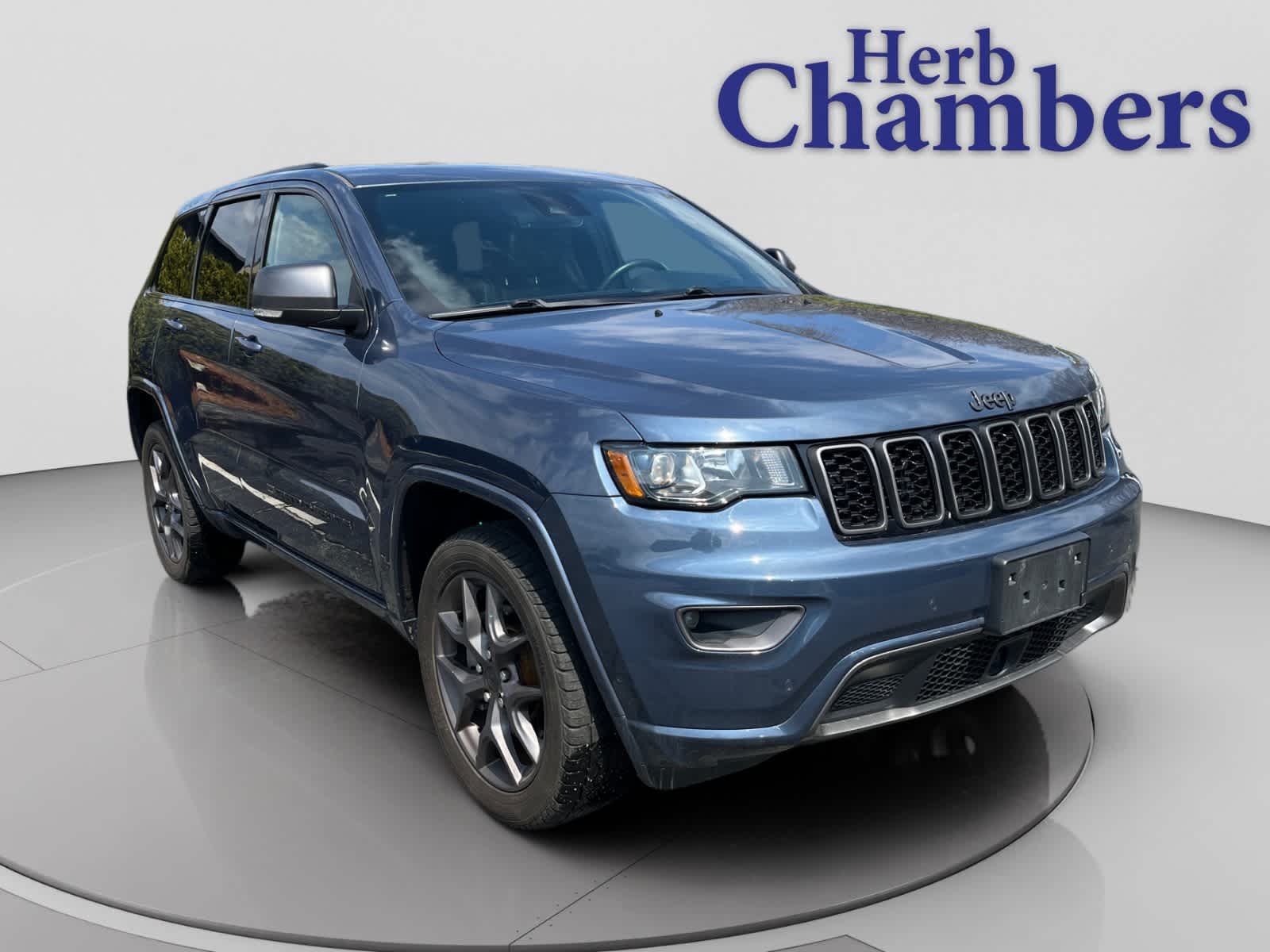 Slate Blue Pearlcoat 2021 Jeep Grand Cherokee 80th Anniversary Edition 4WD SUV / Crossover Four-Wheel Drive Automatic