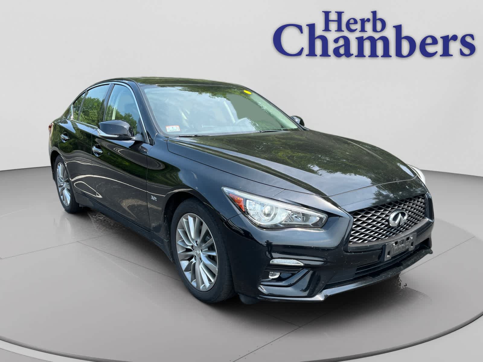 Black Obsidian 2019 INFINITI Q50 Sedan All-Wheel Drive Automatic