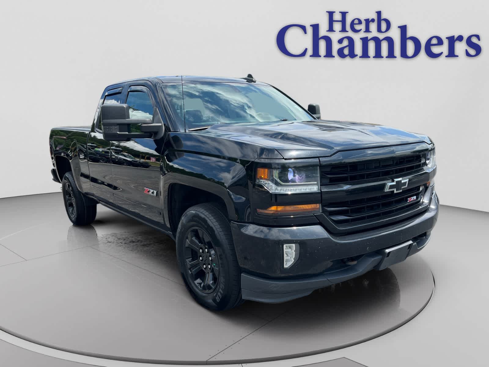 Black 2018 Chevrolet Silverado 1500 Pickup Truck Four-Wheel Drive Automatic