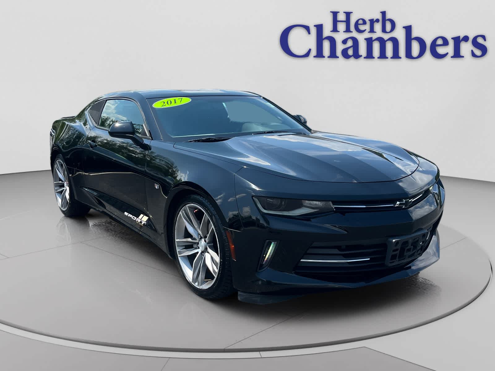 Black 2017 Chevrolet Camaro Coupe Rear-Wheel Drive Automatic