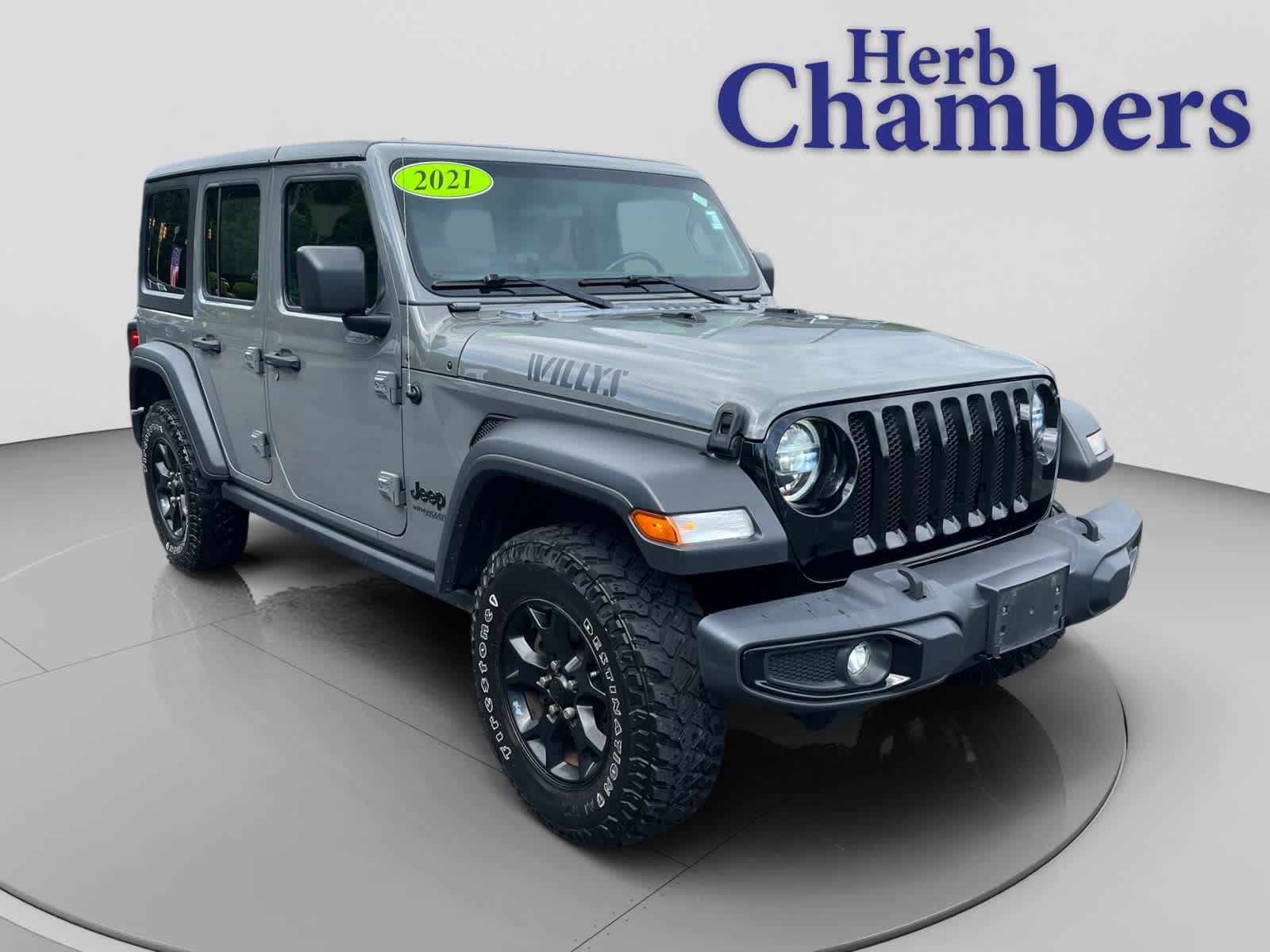 Sting-Gray Clearcoat 2021 Jeep Wrangler SUV / Crossover Four-Wheel Drive Automatic